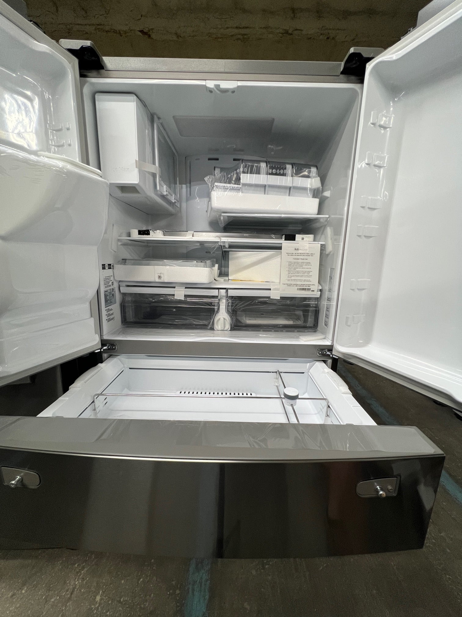 Samsung 22.6 cu. ft. 4-Door Counter Depth with FlexZone Drawer Stainless Steel